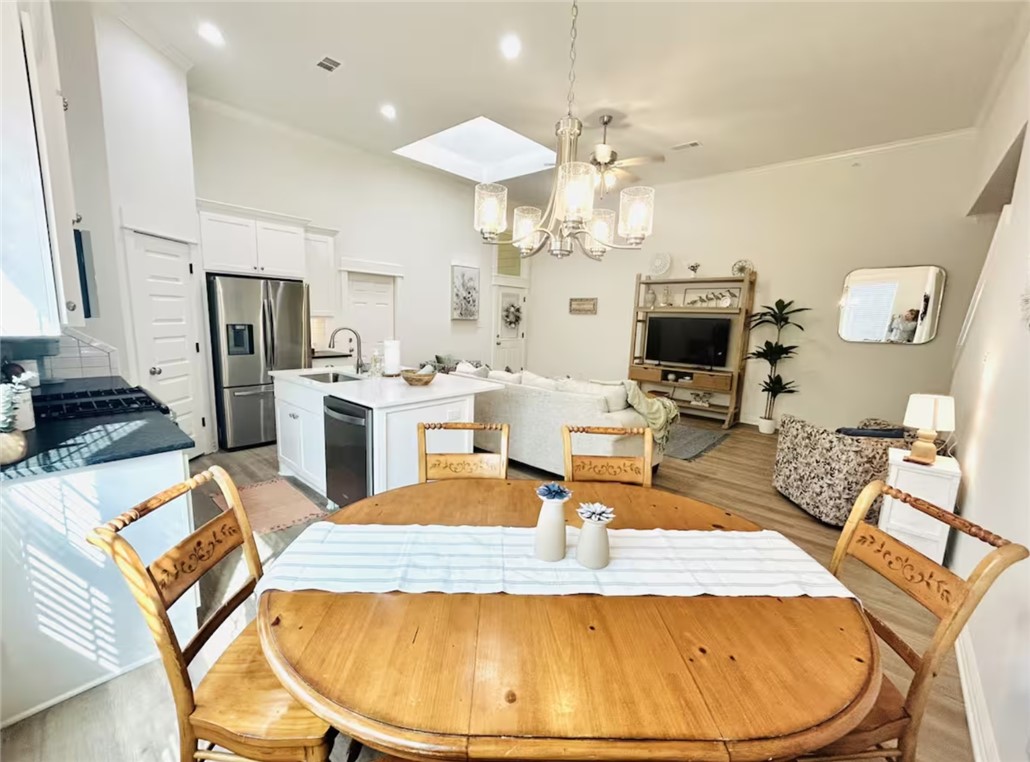 1536 Bennett Street Bryan, TX 77802 - Photo 16 of 35 Dining space featuring light wood-style flooring,