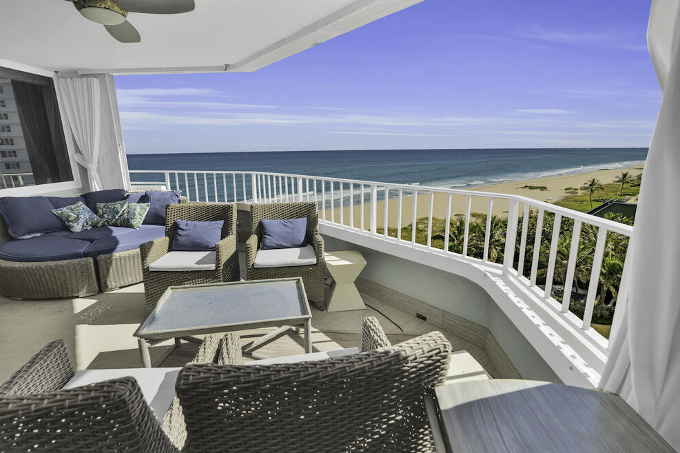 550 South Ocean Boulevard, Unit 704 Boca Raton, FL 33432 - Photo 29 of 66 Balcony