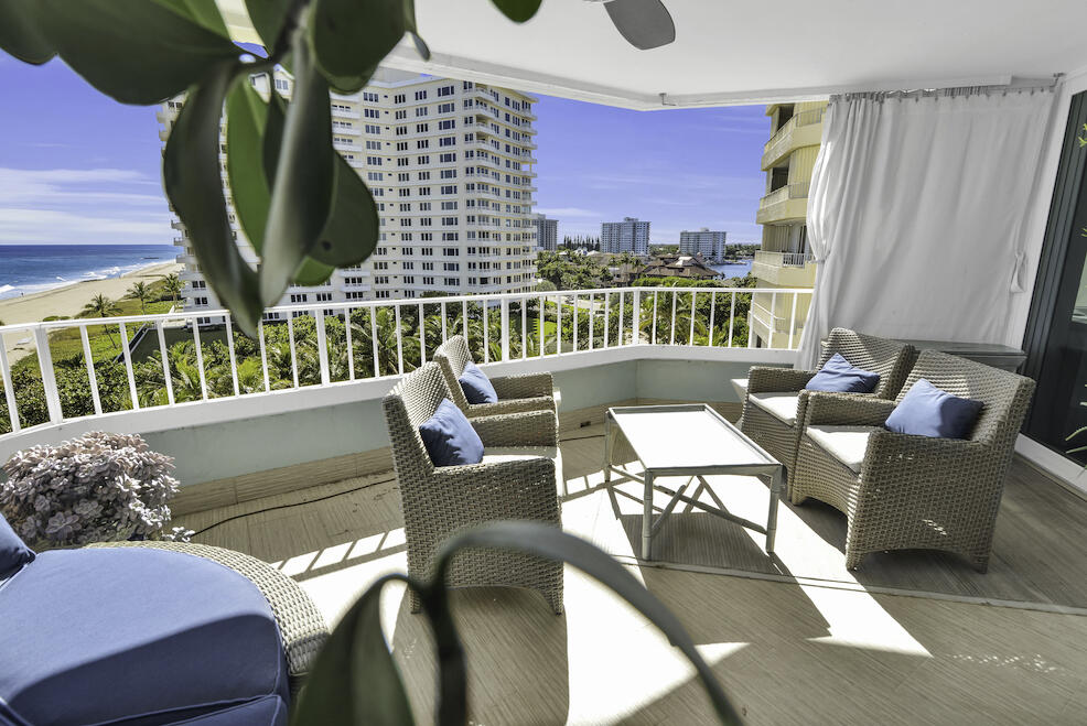 550 South Ocean Boulevard, Unit 704 Boca Raton, FL 33432 - Photo 31 of 66 Balcony