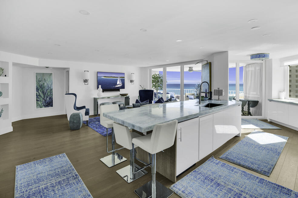 550 South Ocean Boulevard, Unit 704 Boca Raton, FL 33432 - Photo 5 of 66 Kitchen/living