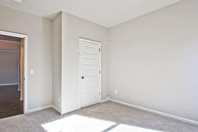 a view of an empty room