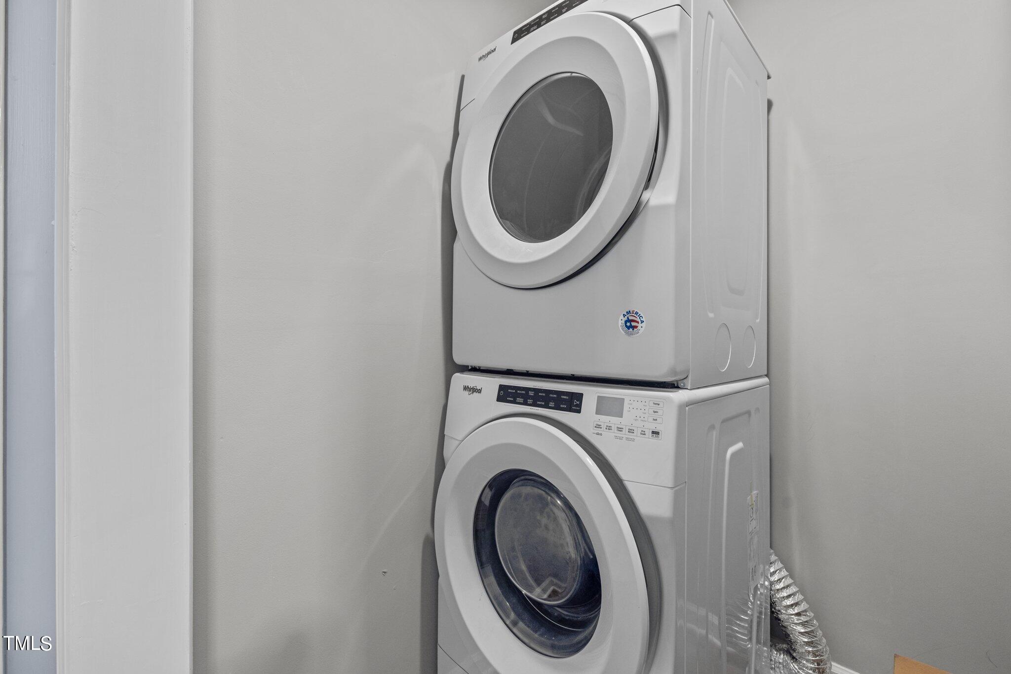 8809 Leesville Road Raleigh, NC 27613 - Photo 27 of 32 a close up view of a washer and dryer