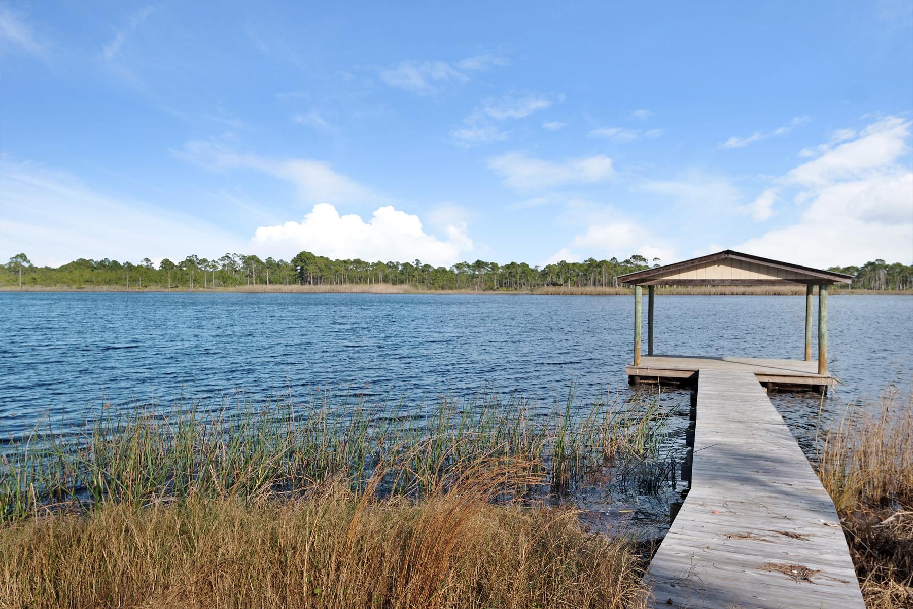 139 Banfill Road Santa Rosa Beach, FL 32459 - Photo 44 of 46 a view of a lake from balcony