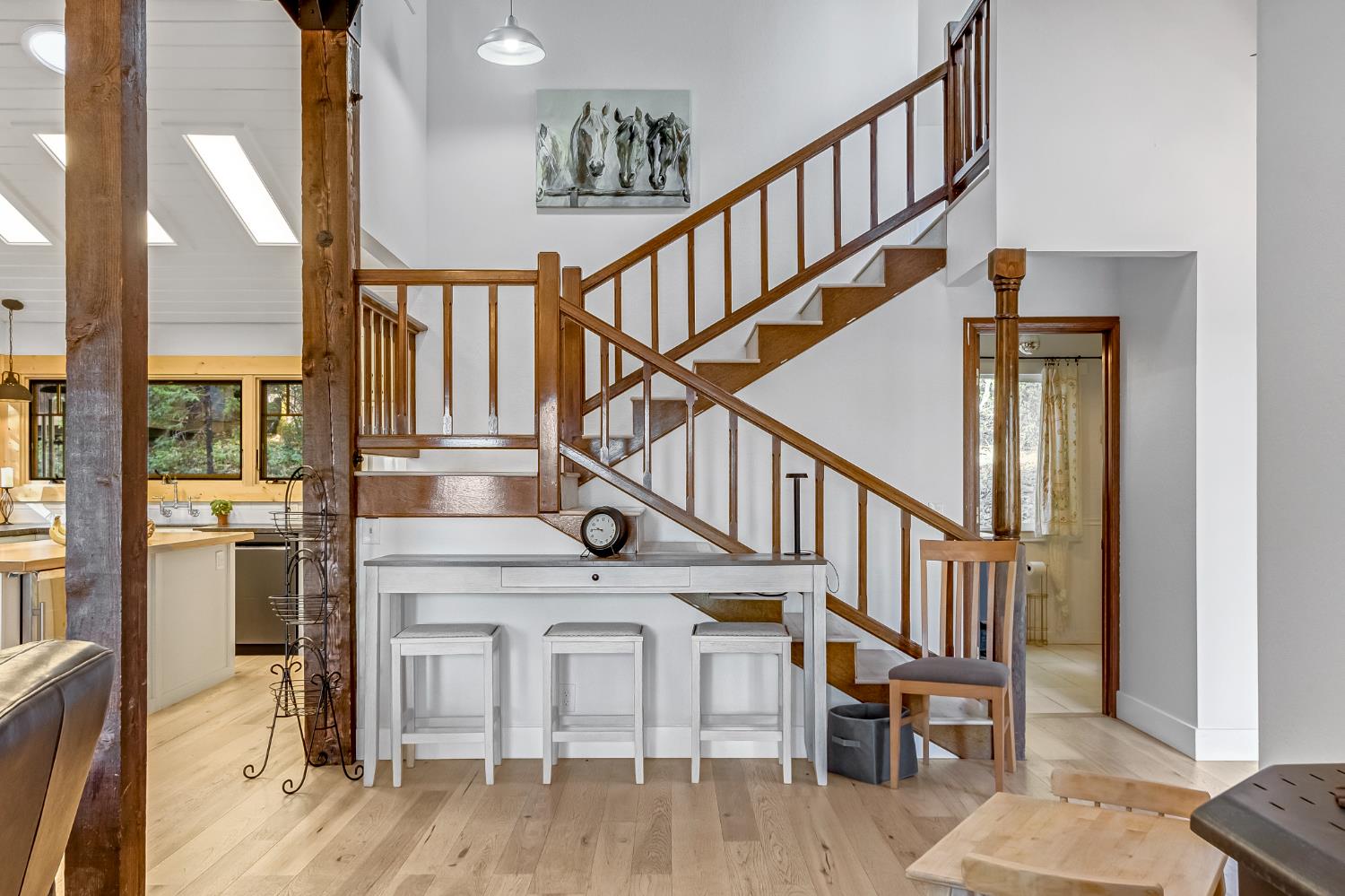 12081 Robust Way Nevada City, CA 95959 - Photo 5 of 39 a view of entryway and hall with wooden floor