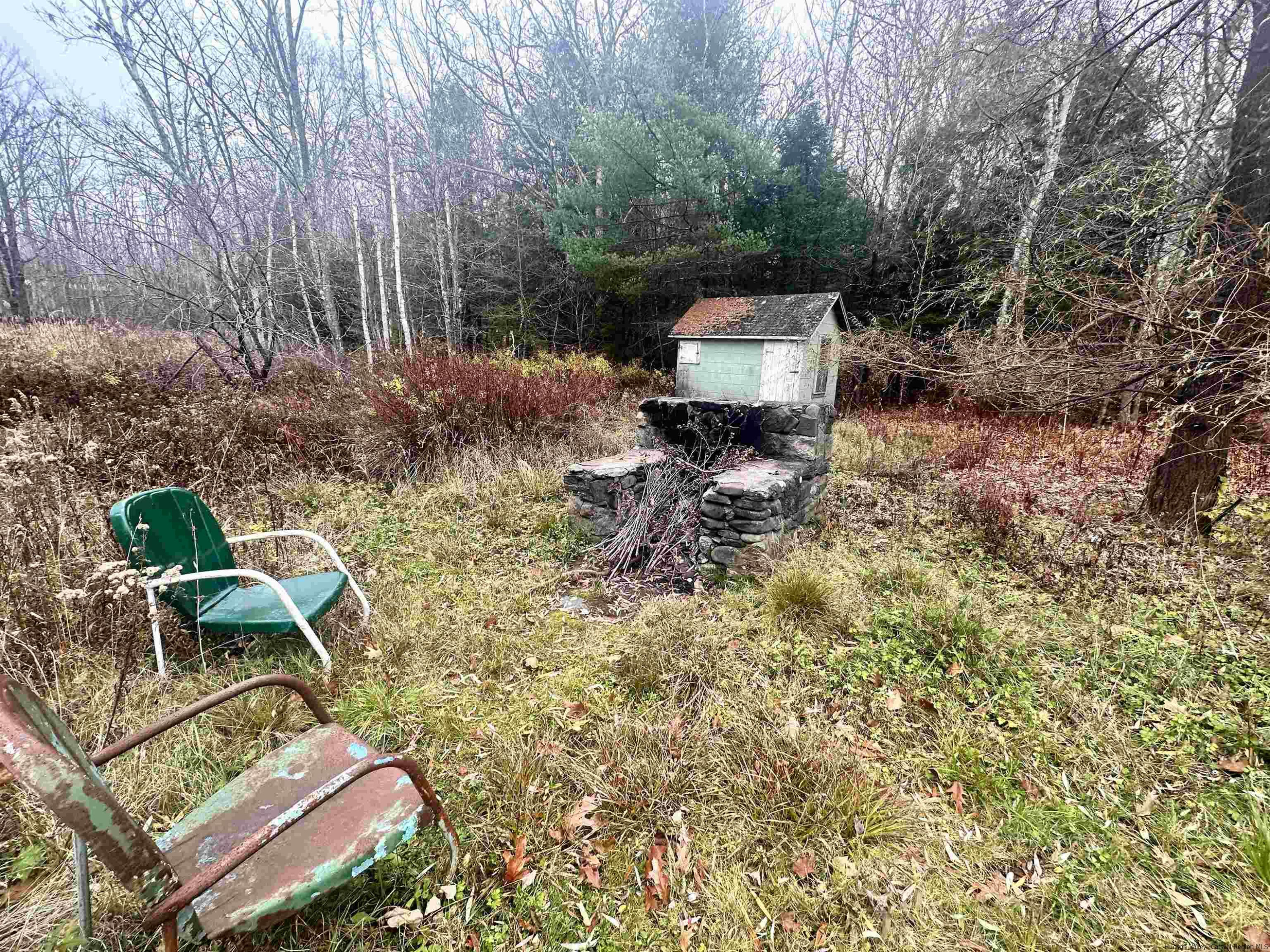 258 North Lake Road Haines Falls, NY 12436 - Photo 10 of 12 a backyard of a house with table and chairs