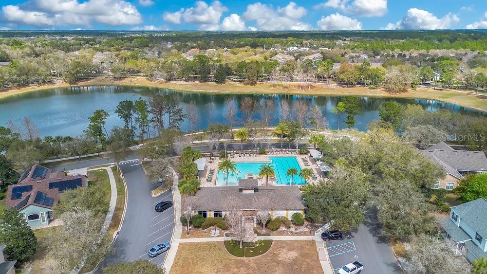 125 Manor View Lane DeLand, FL 32724 - Photo 30 of 37 an aerial view of a house with a lake view