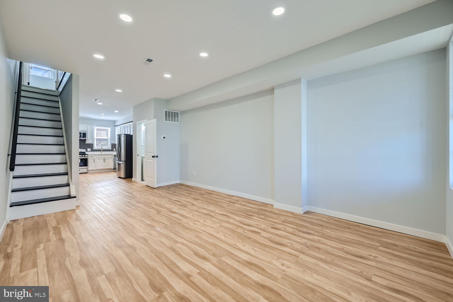 2623 West Cold Spring Lane Baltimore, MD 21215 - Photo 4 of 13 Open floor, living dining kitchen combo