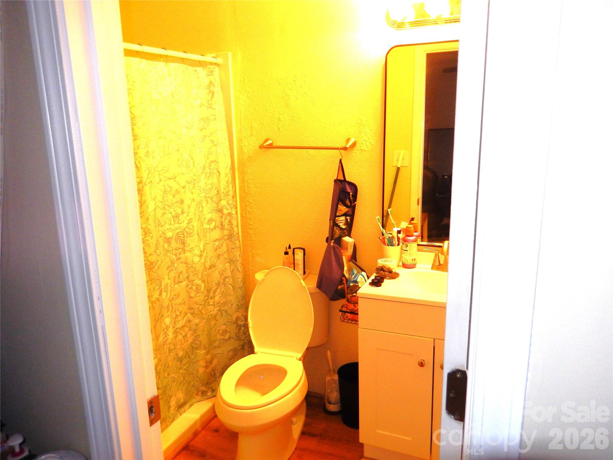 549 Brent Road Raleigh, NC 27606 - Photo 5 of 9 a bathroom with a sink and a mirror
