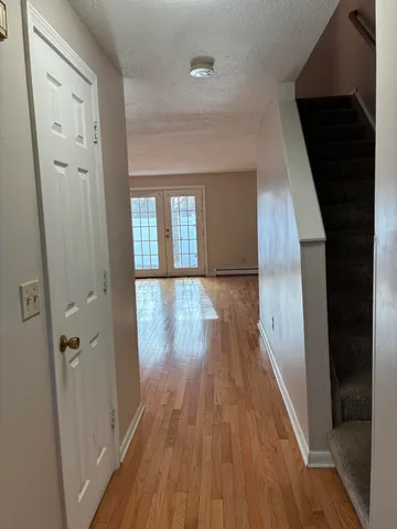 wooden floor in a gallery