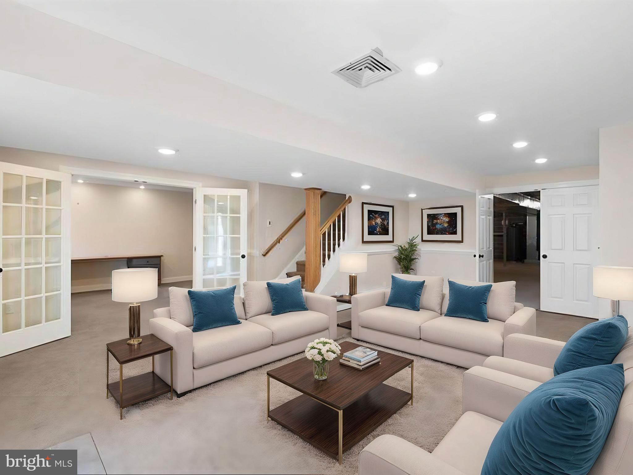 581 South Creek Road West Chester, PA 19382 - Photo 45 of 52 Staged Finished Basement