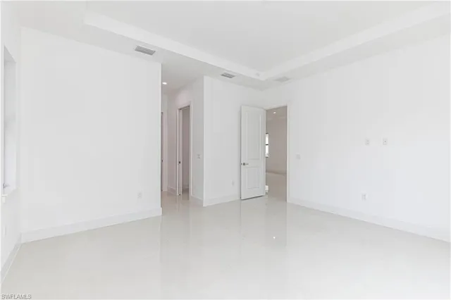 a view of an empty room