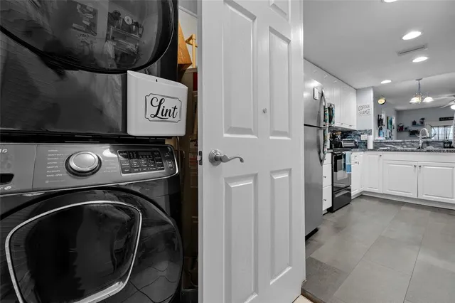 a house view with a outdoor seating space