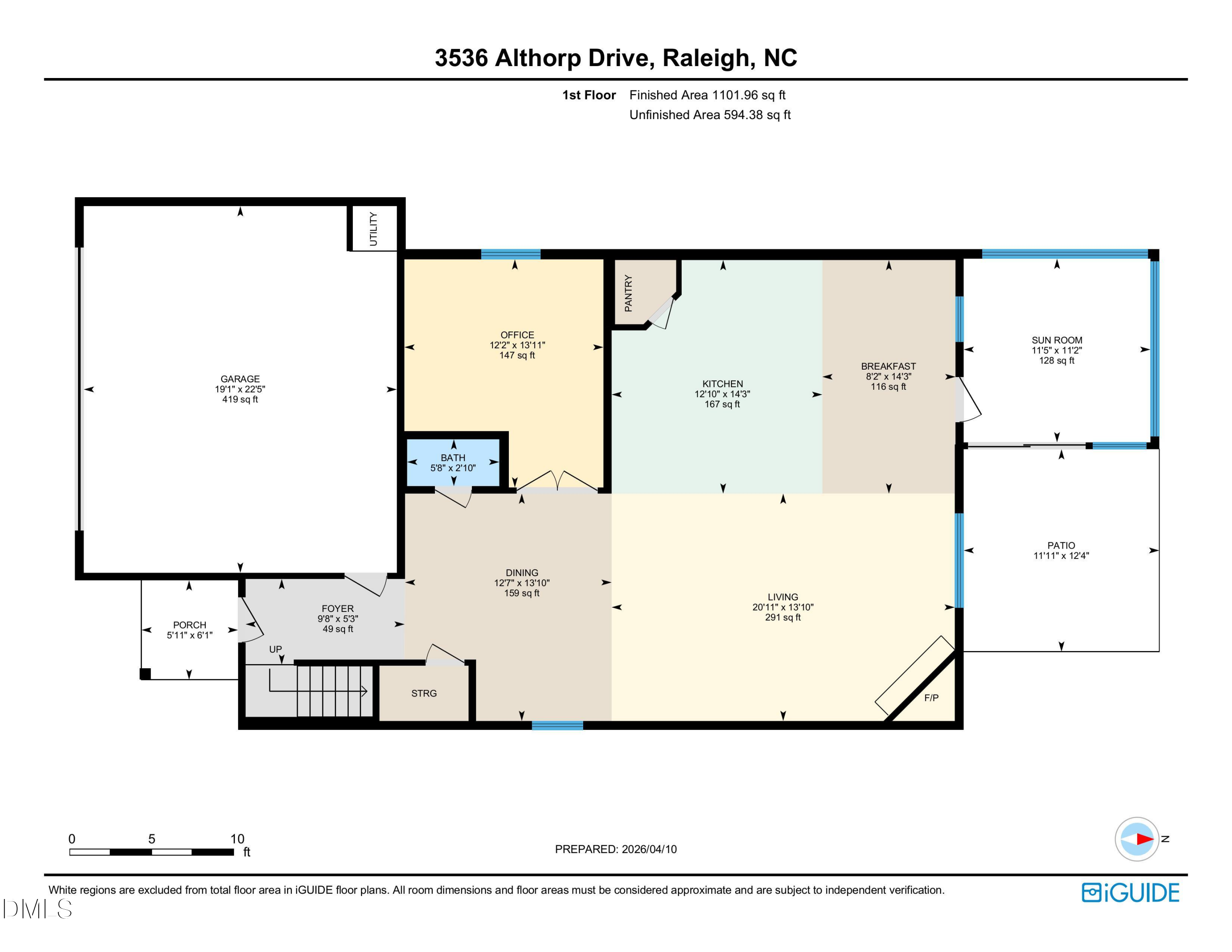 3536 Althorp Drive Raleigh, NC 27616 - Photo 54 of 56