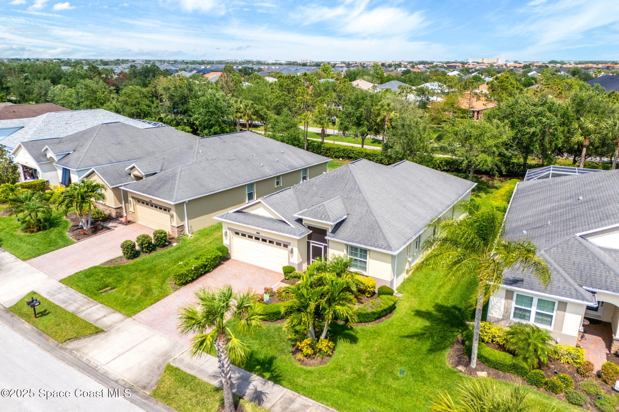 6741 Ringold Street Melbourne, FL 32940 - Photo 30 of 45 an aerial view of a house