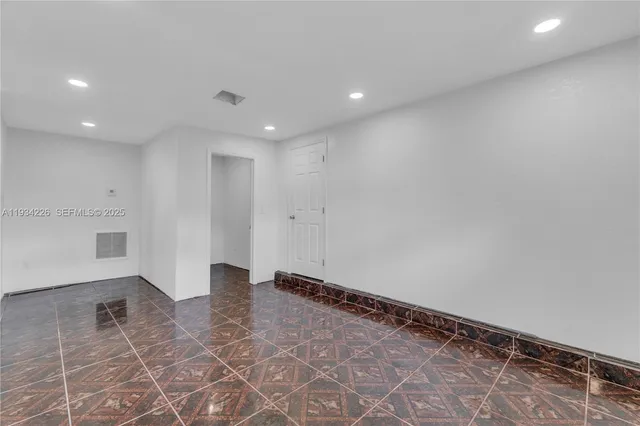 a view of an empty room