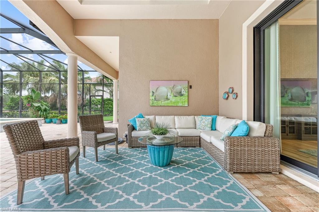 11974 Maidstone Court Naples, FL 34120 - Photo 6 of 45 Lanai sitting area for relaxing