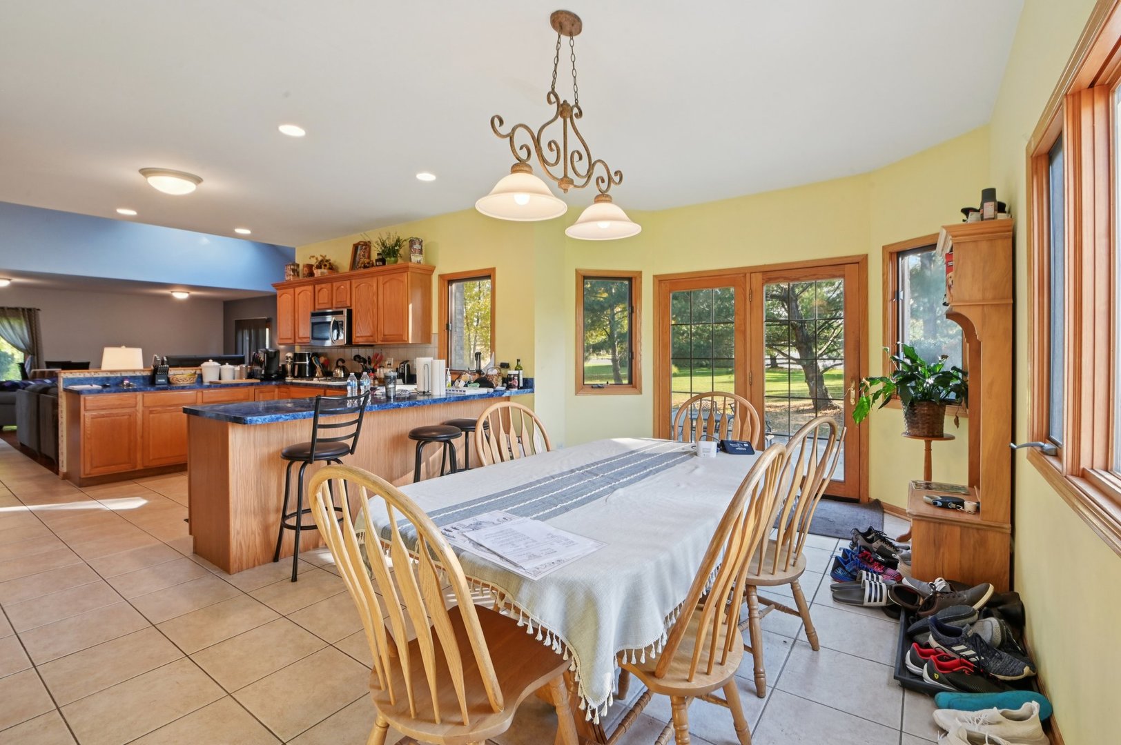 1575 Benton Street Crete, IL 60417 - Photo 16 of 66 a view of a dining room with furniture window and outside view