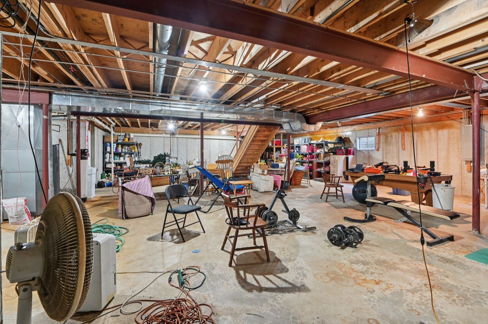 1575 Benton Street Crete, IL 60417 - Photo 53 of 66 a view of a room with gym equipment