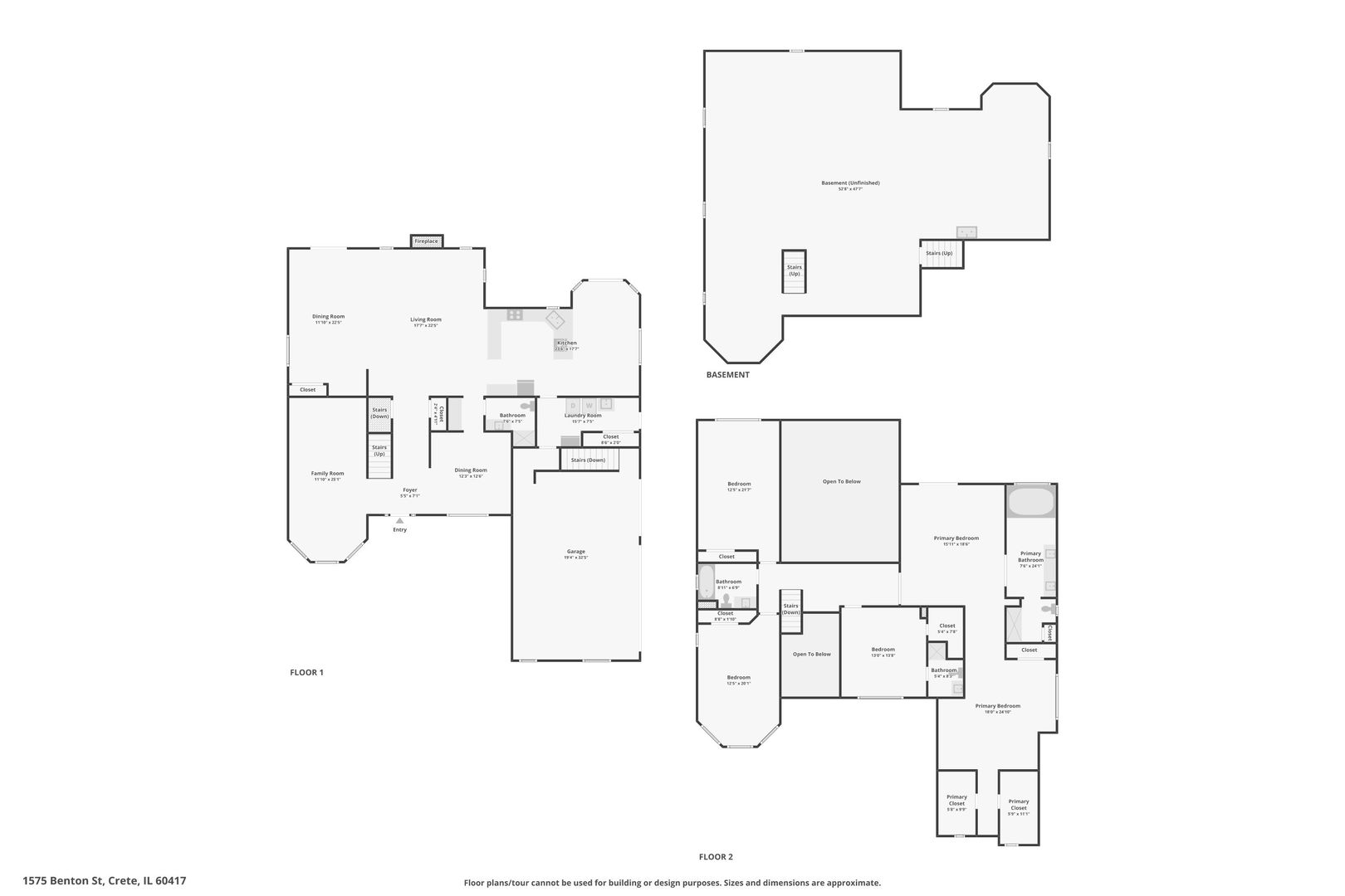 1575 Benton Street Crete, IL 60417 - Photo 66 of 66 a picture of a bathroom with a shower