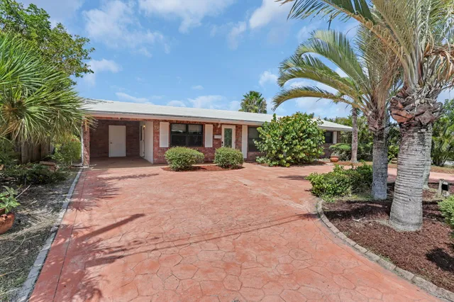 a house with a garden space