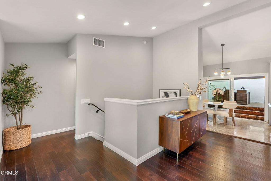 1544 La Loma Road Pasadena, CA 91105 - Photo 16 of 28 a view of living room with furniture and wooden floor