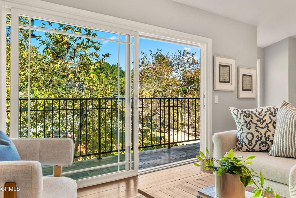 1544 La Loma Road Pasadena, CA 91105 - Photo 8 of 28 a living room with furniture and a large window