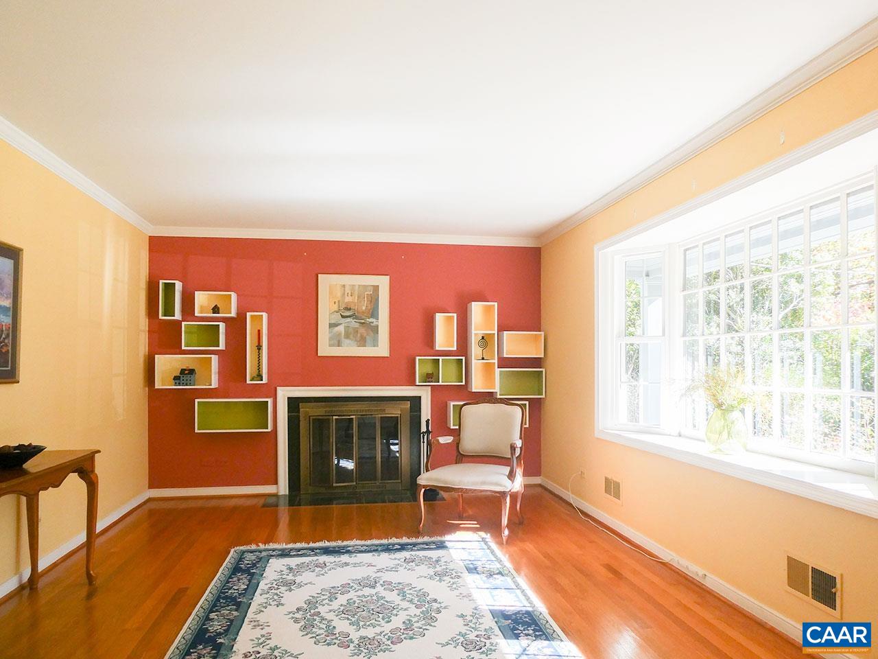 107 Elkhorn Road Charlottesville, VA 22903 - Photo 3 of 45 Living room w/fireplace