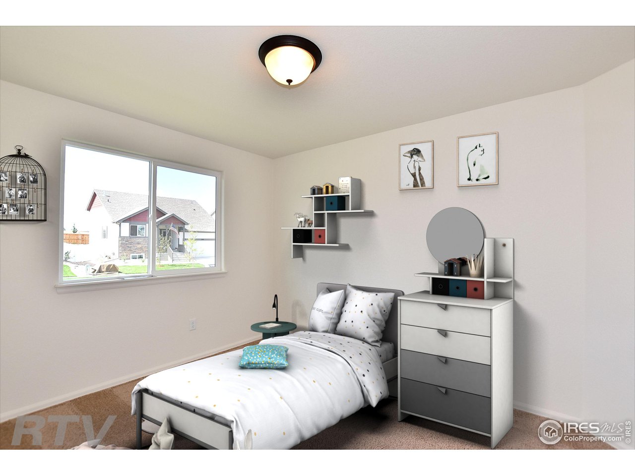 930 Milner Pass Road Severance, CO 80550 - Photo 8 of 37 a bedroom with a bed and a window