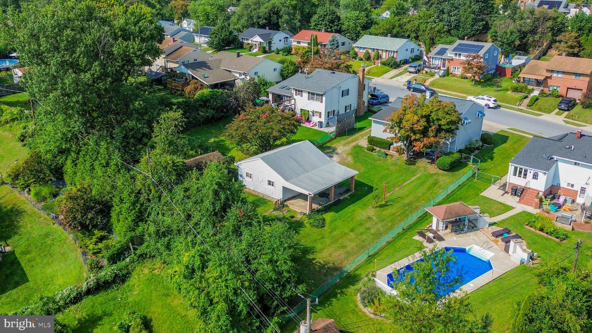 9215 Orbitan Road Baltimore, MD 21234 - Photo 39 of 45 Rear Exterior (Aerial)