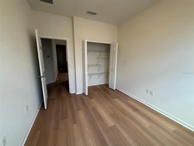 wooden floor in an empty room