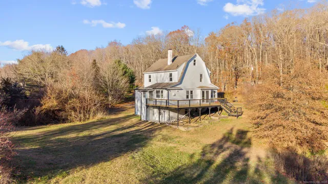 a view of a room with wooden roof