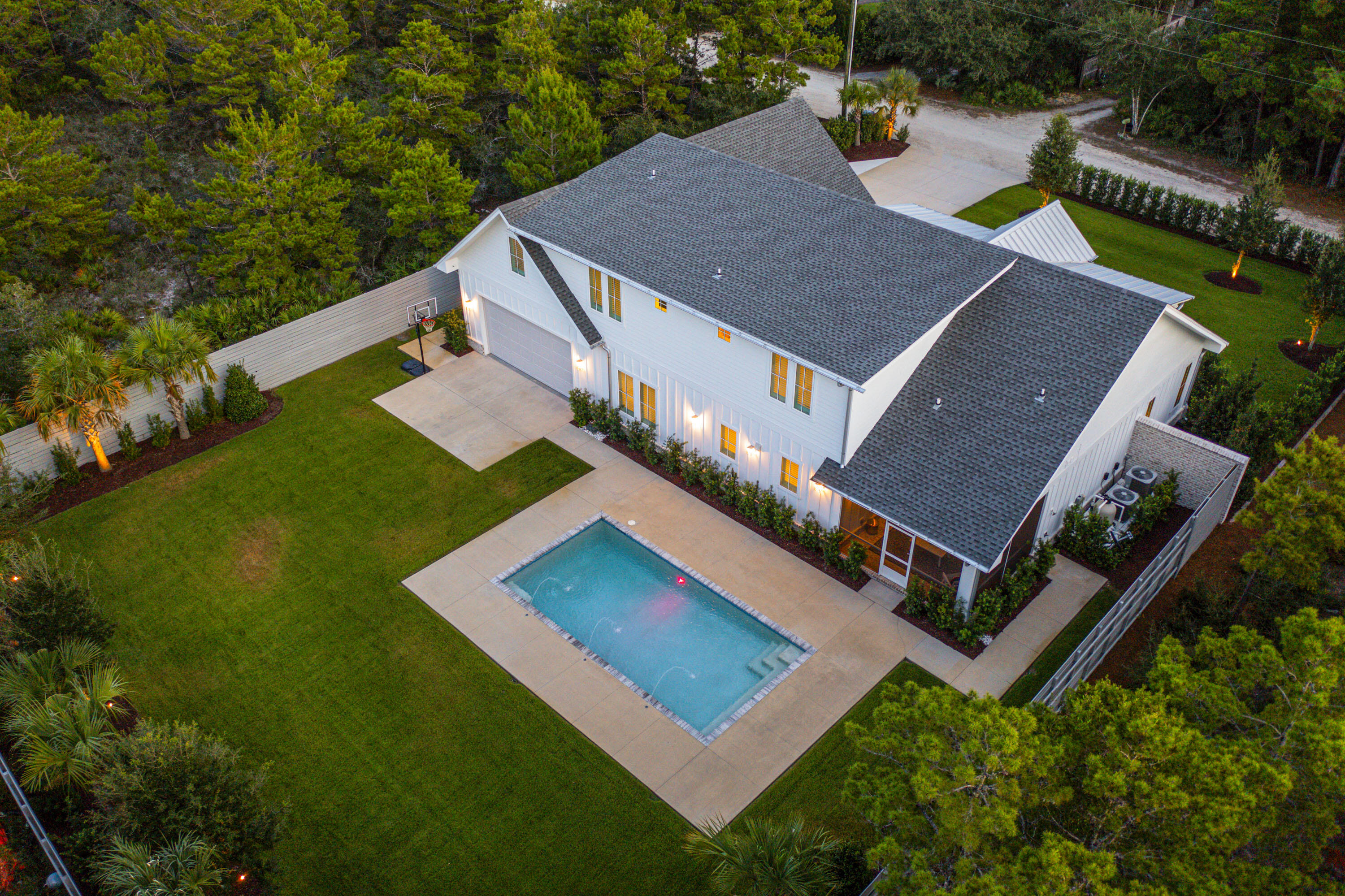 76 Tanglewood Drive Santa Rosa Beach, FL 32459 - Photo 8 of 29 an aerial view of house with yard