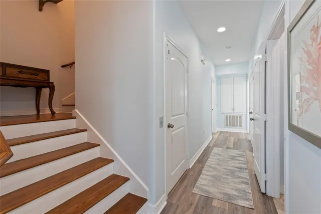 a view of balcony with floor to ceiling windows yard