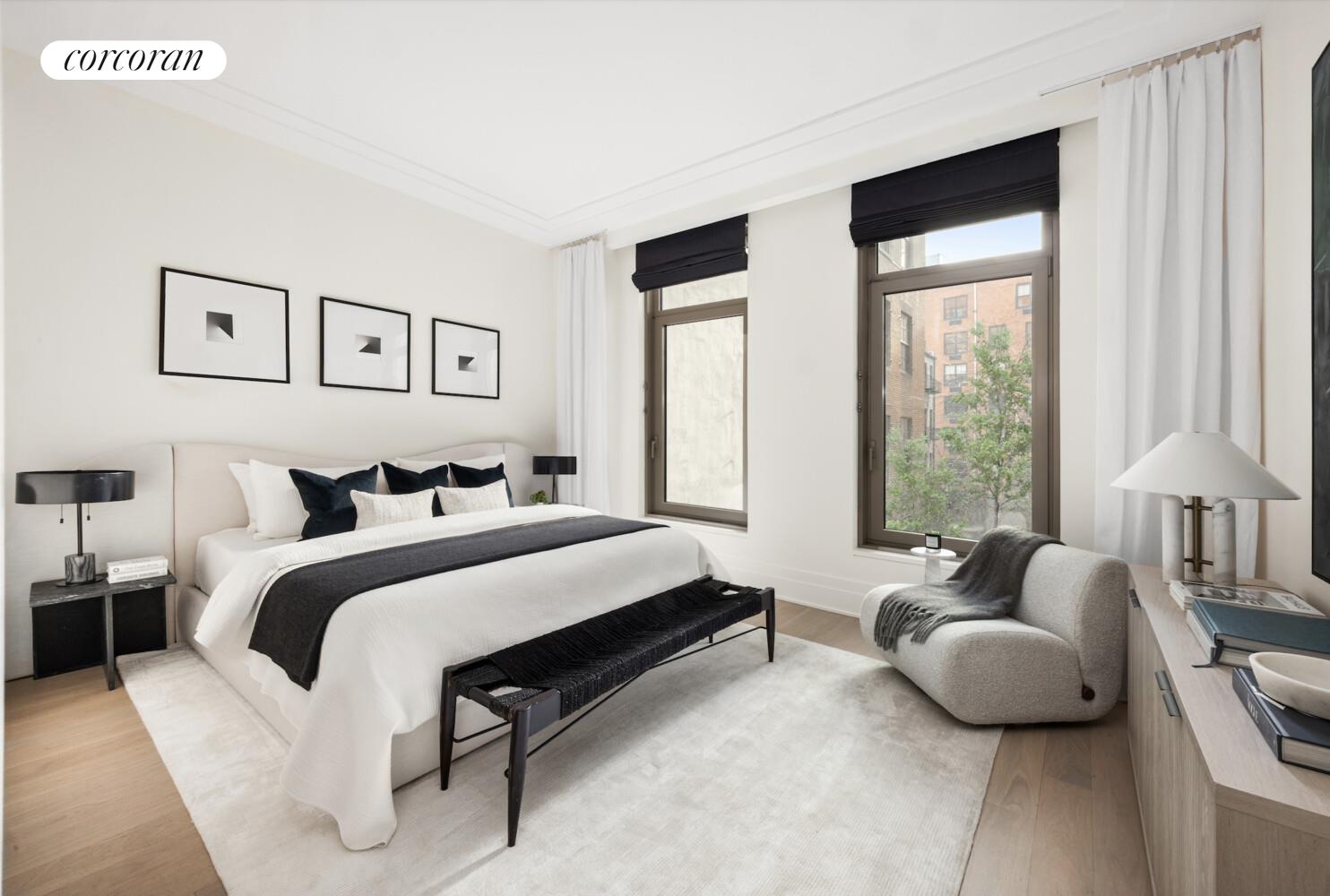 40 Bleecker Street, Unit 4A Manhattan, NY 10012 - Photo 5 of 16 a bedroom with bed and a window