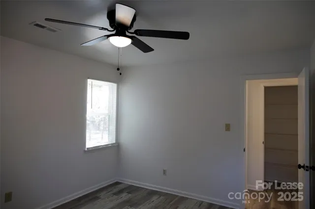 a window in an empty room