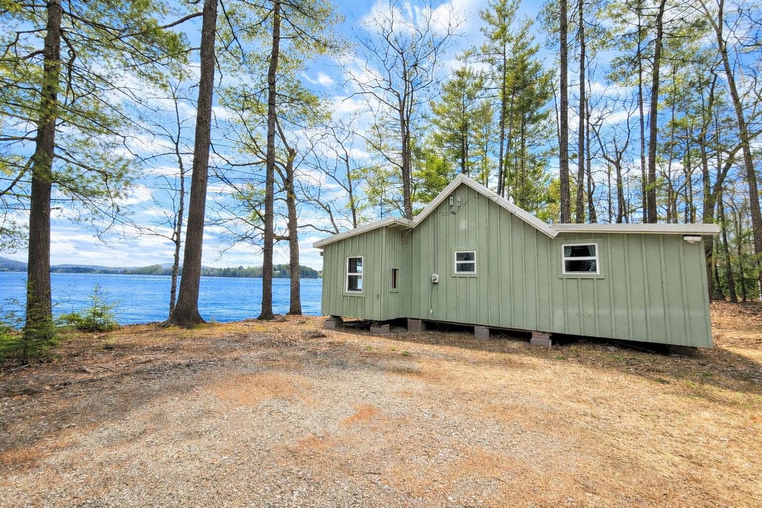 View from driveway