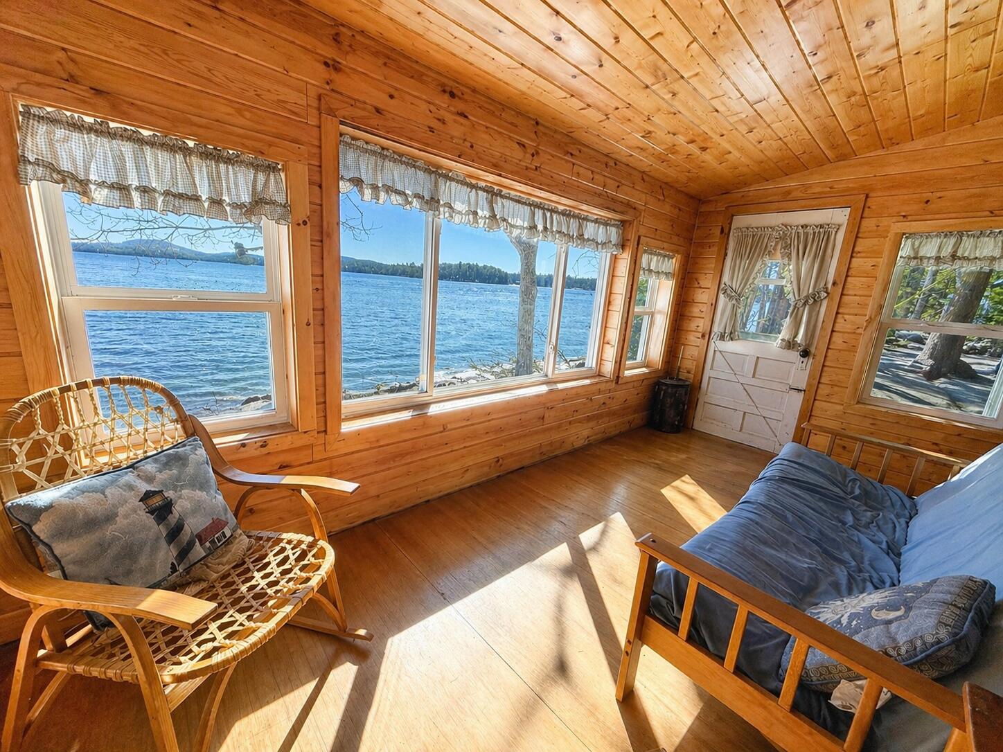 36 Sunset Point Drive Bradley, ME 04411 - Photo 12 of 28 Sun porch / living room area