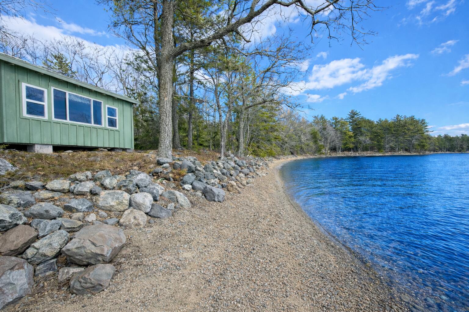 36 Sunset Point Drive Bradley, ME 04411 - Photo 5 of 28 Front of house by water