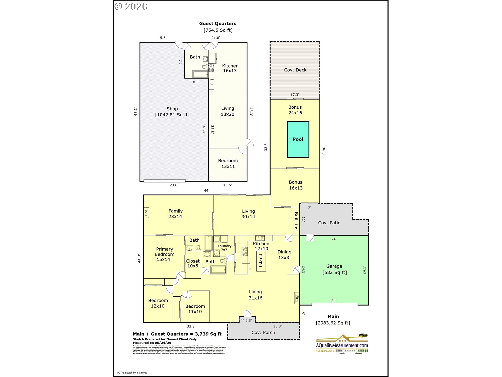 27241 South Pederson Road Estacada, OR 97023 - Photo 43 of 43 Floor Plan