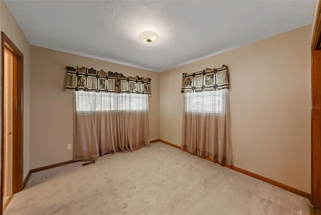 a view of empty room