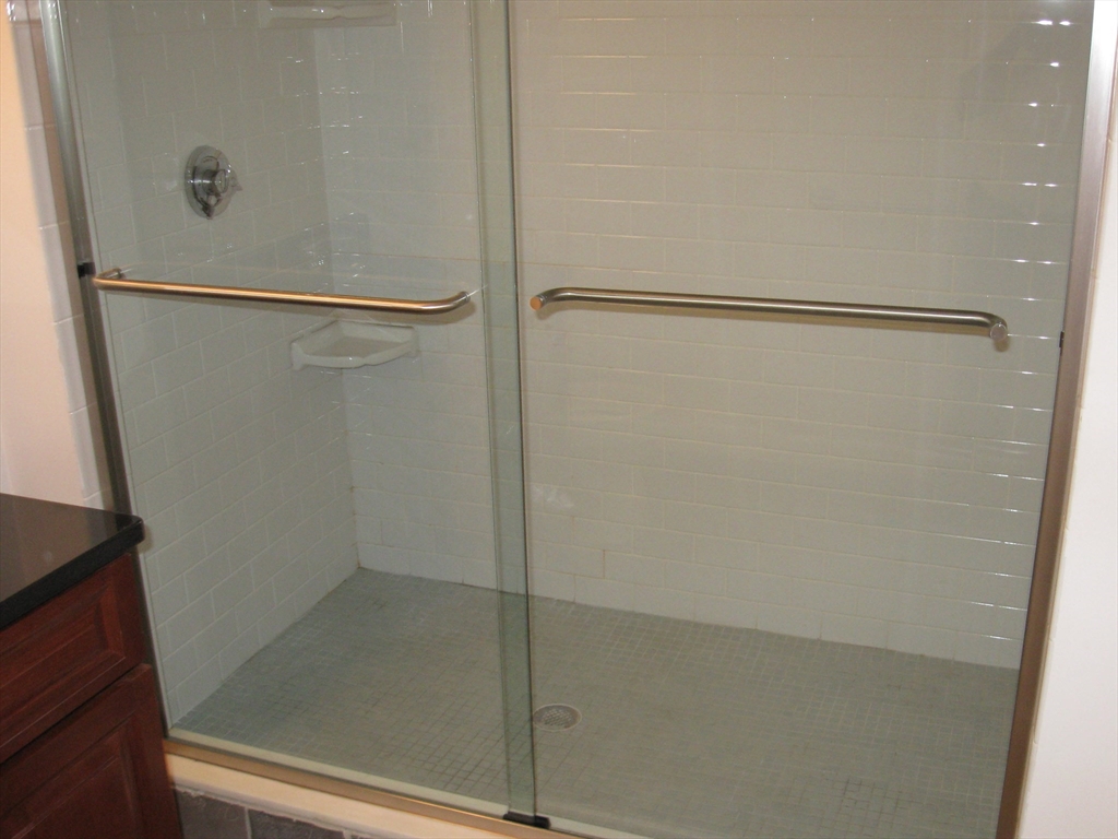 2856 Washington Street Boston, MA 02119 - Photo 36 of 39 a bathroom with a glass shower door