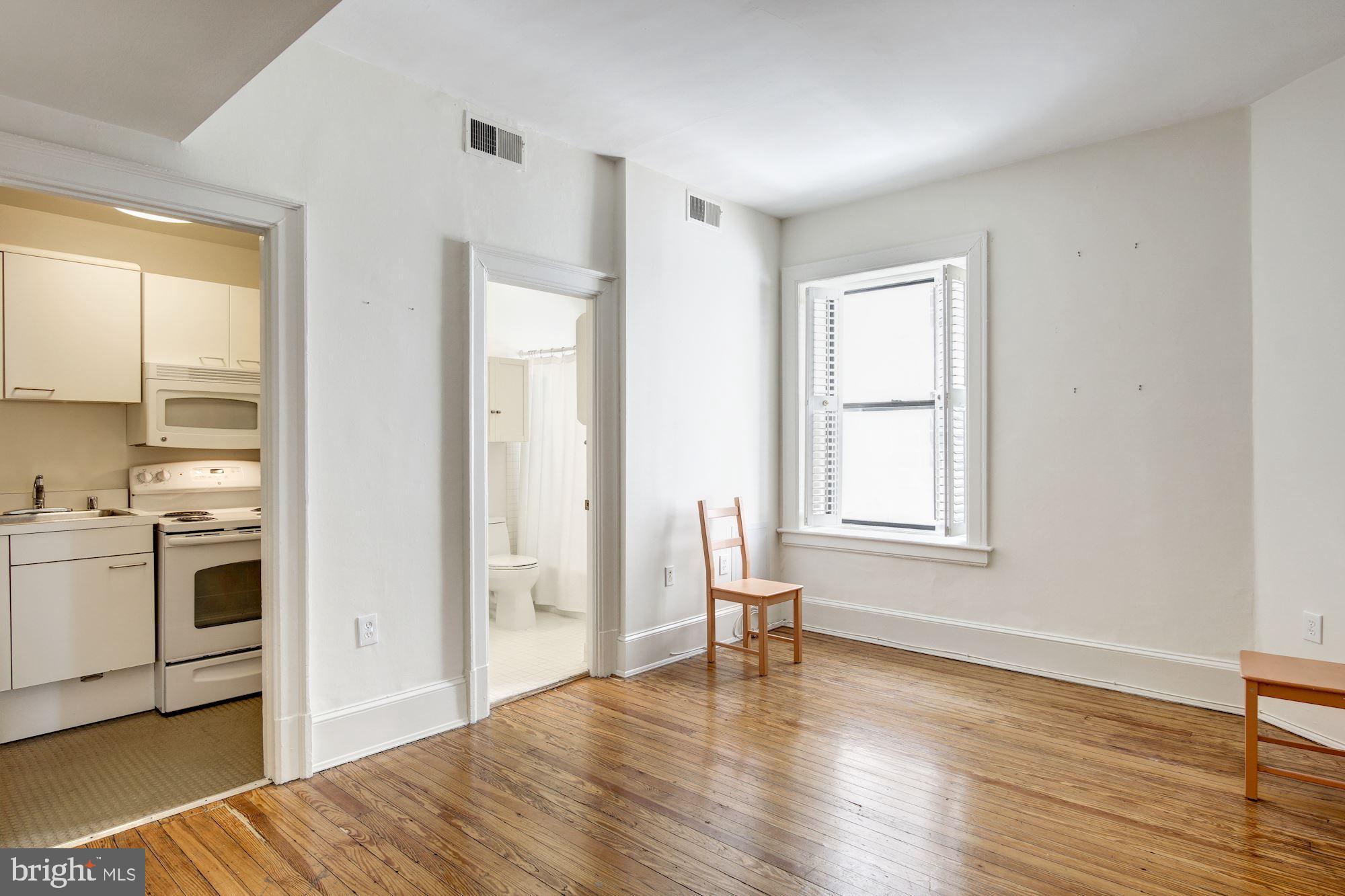 2153 California Street Northwest, Unit 207 Washington, DC 20008 - Photo 15 of 32 Living Room & Kitchen & Bath