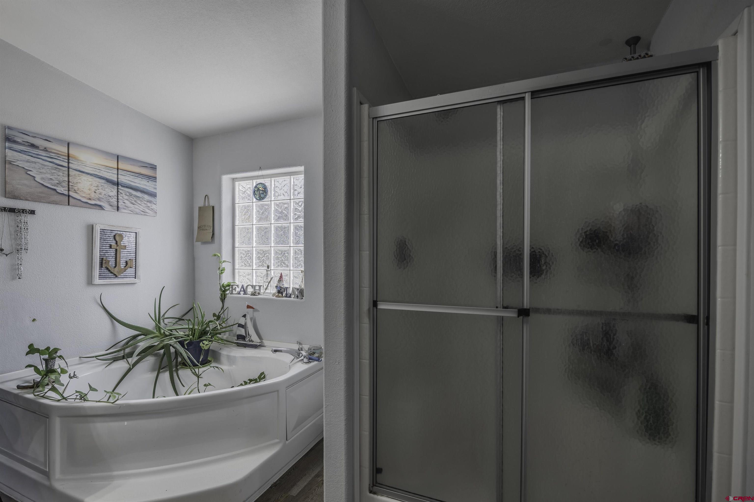 3847 5725th Road Olathe, CO 81425 - Photo 10 of 26 a bath tub sitting next to a plant