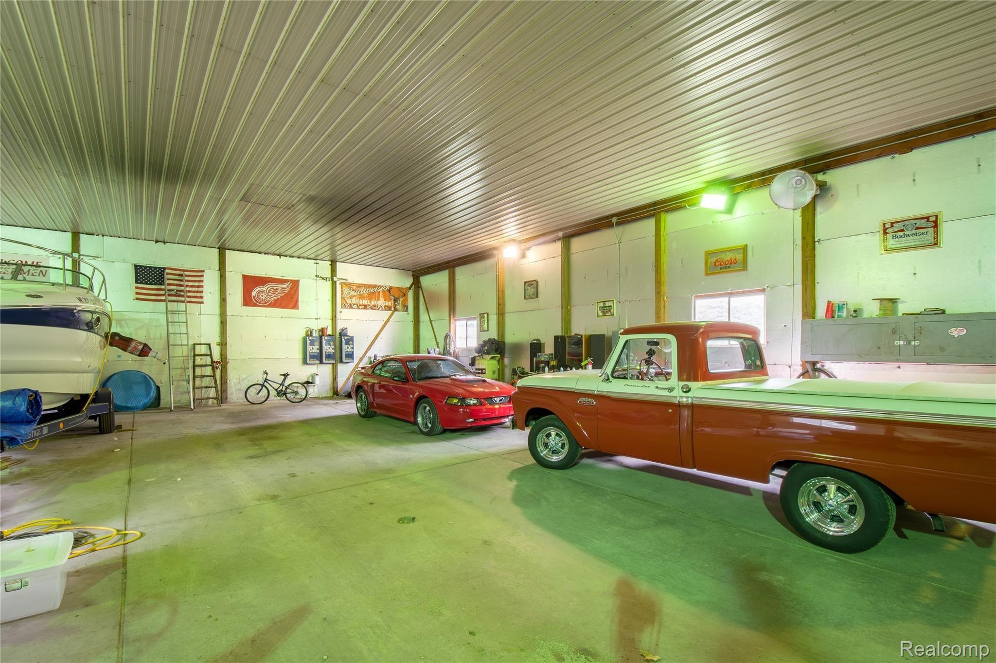 100 South Hughes Road Howell, MI 48843 - Photo 24 of 26 Heated Pole Barn/Man Cave