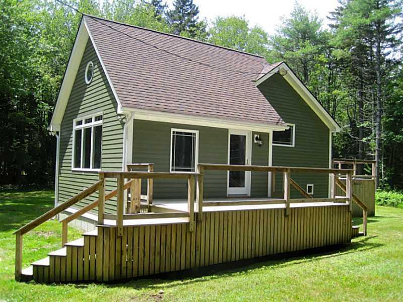 9 Collamore Road Bremen, ME 04551 - Photo 1 of 24 Exterior Front. The front deck is...
