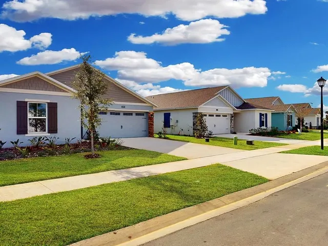 a view of a house with swimming pool and a yard