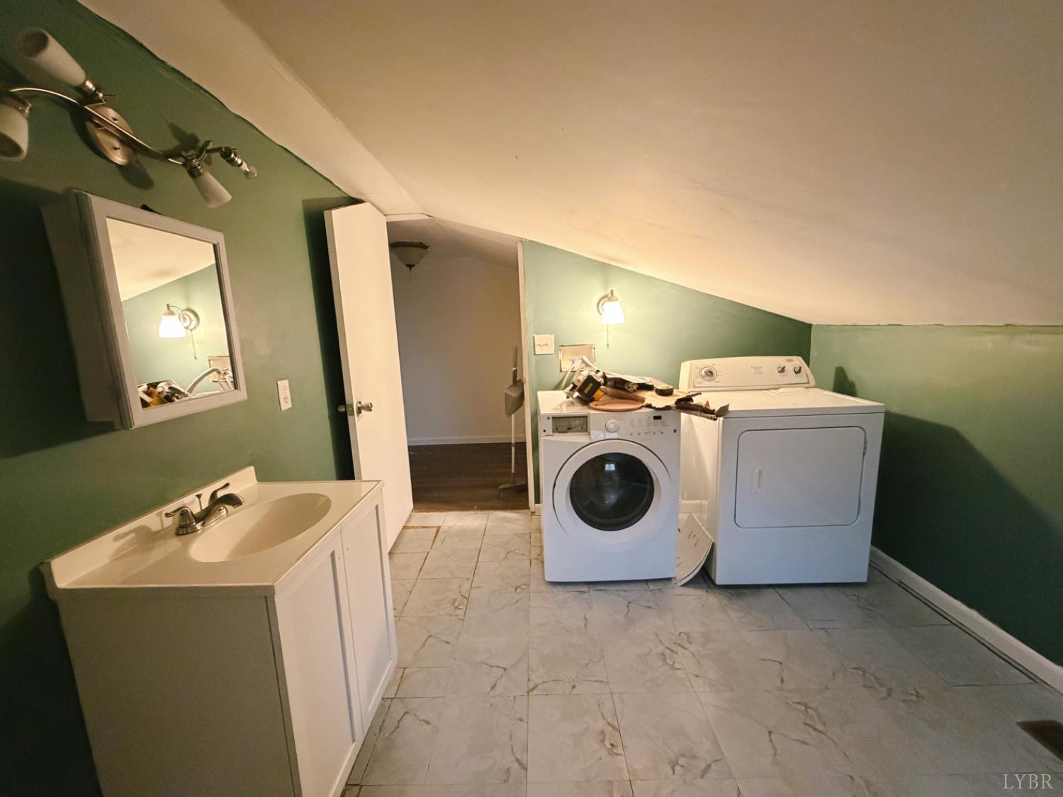 360 Theta Mill Road Gladys, VA 24554 - Photo 10 of 25 a utility room with dryer and washer