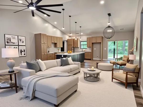 a kitchen with a sink and a hard wood floor