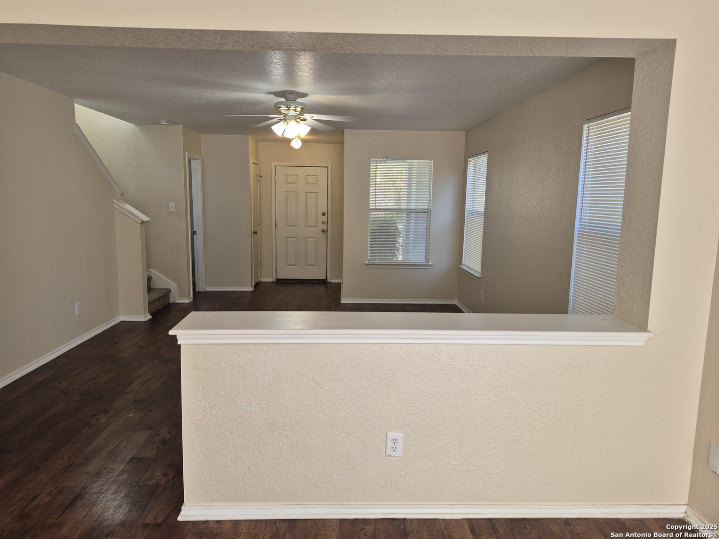 102 Kenrock Ridge San Antonio, TX 78254 - Photo 13 of 30 a view of a hallway with wooden floor