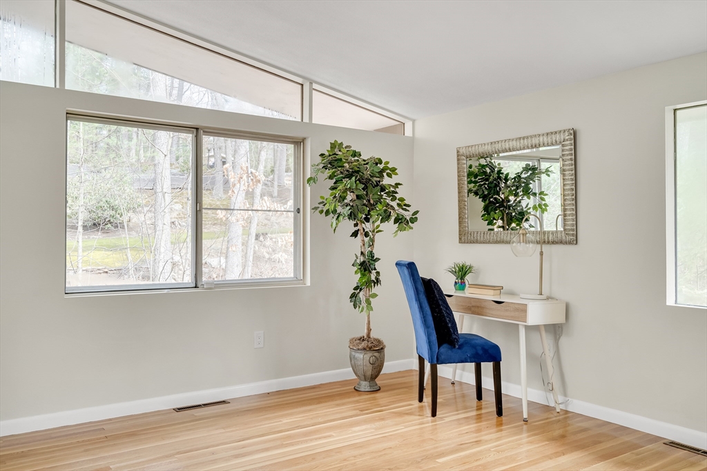 22 Partridge Road Lexington, MA 02420 - Photo 12 of 42 a workspace with wooden floor and a window